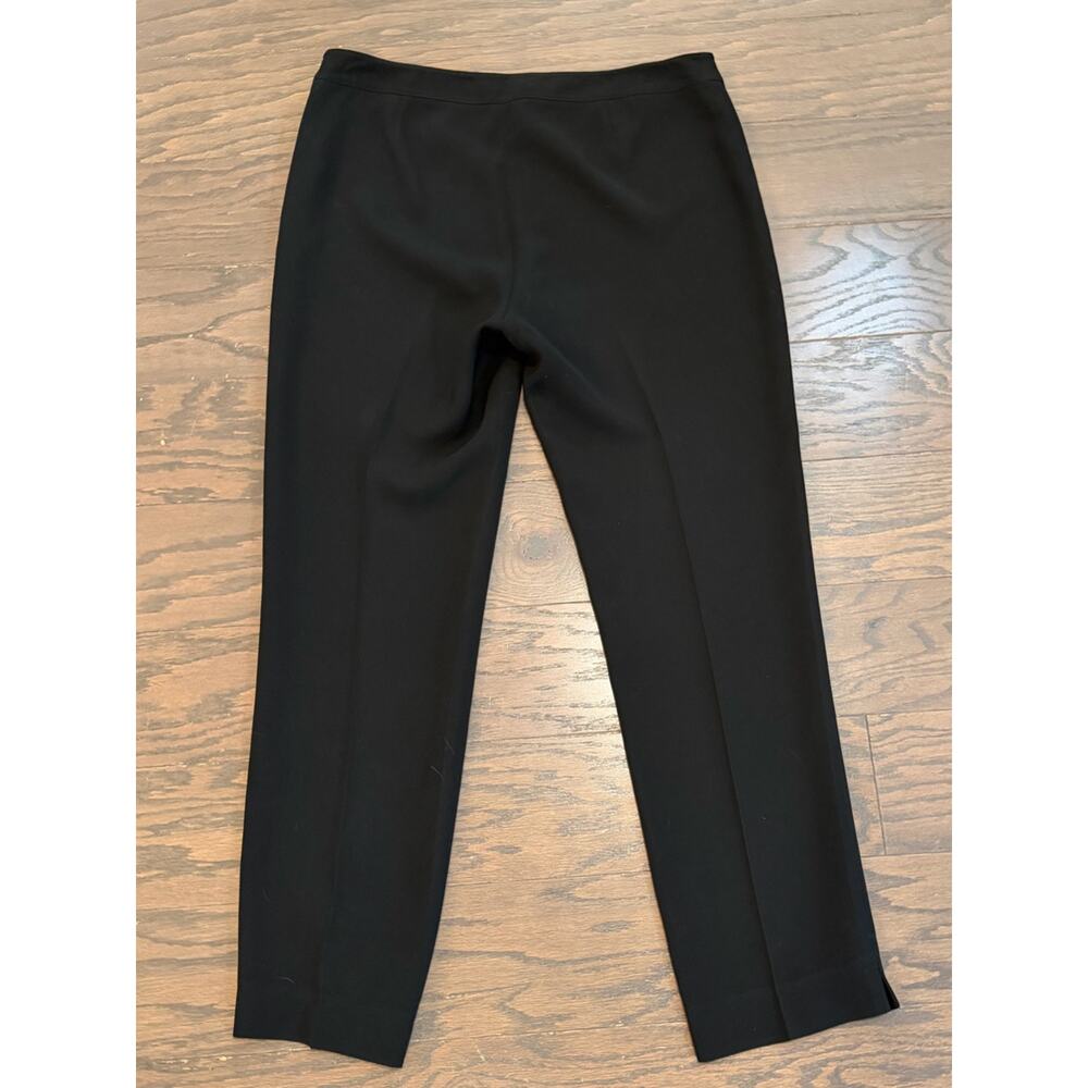 Lafayette 148 New York Bleecker Slim Fit Black Dress Pants Size 6 EUC - Picture 3 of 8